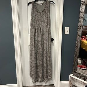 Summer maxi in a snake print